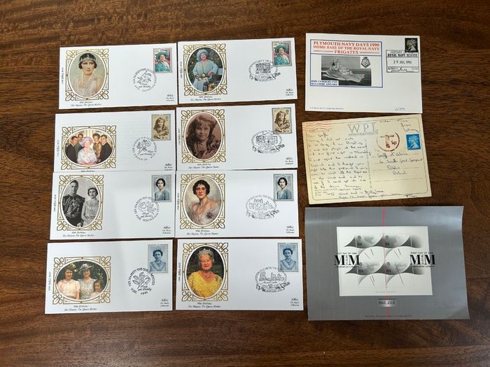 Stamp Collection Bundle GB Britain 1990-1999 MNH / FDC and more