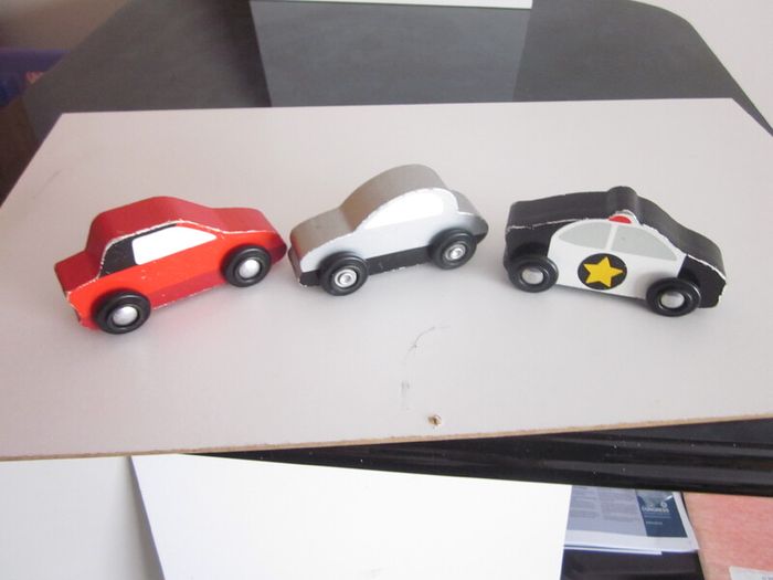 Melissa & Doug Wooden Car Set