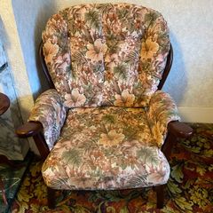 4 x Arnotts Fireside Chairs one is a rocking chair