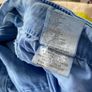 Ladies blue jeans with side embellishments Image 4