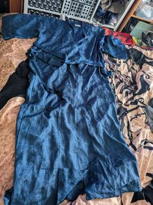 silk dressing gown
