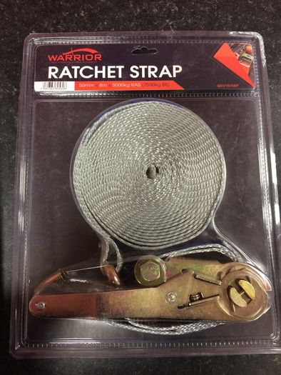 Warrior 50mm Ratchet strap