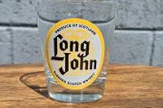 vintage Long John blended scotch whiskey shot glass