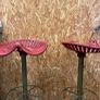 2 x tractor chair stools Image 3
