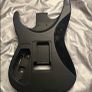 Jackson dinky Made in Japan 98 Solid Black Guitar Body.Factory original paint finish. Floyd tremolo ready perfect condition electric guitar parts accessories Image 3