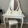 Vanity table and stool Image 2