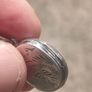 Early 20th century Sterling Silver locket pendant set Image 5