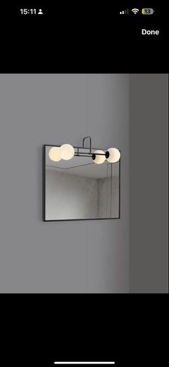 Black Metal M&S Mirror