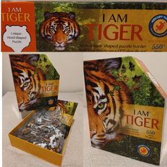 I Am Tiger Jigsaw Puzzle & Poster Set