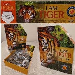 I Am Tiger Jigsaw Puzzle & Poster Set