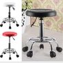 Adjustable Hydraulic Salon Beauty Spa Massage Stool PU Leather Black Image 5