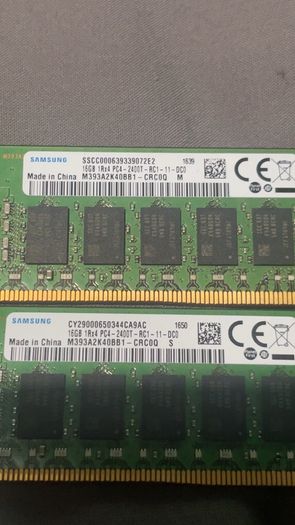 2x Samsung 16GB server RAM module