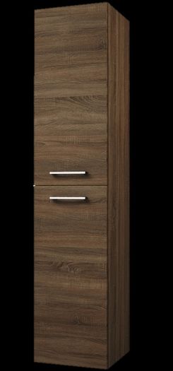Walnut Bathroom Tall Boy Storage