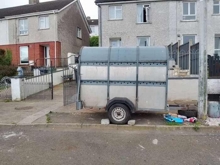 cattle + horse trailer