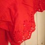 Ladies Red Top Image 3