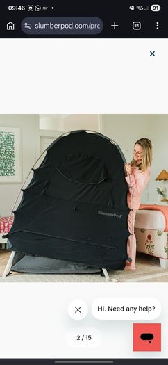 slumber pod cot tent