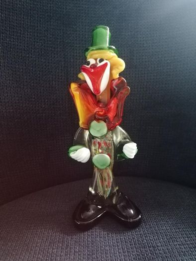 Vintage Murano Glass Clown