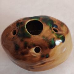 Vintage Achill Studio Pottery Flower Frog