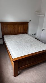 Free- double bed with mattress, French connection double sofa, ikea kitchen table and 2 arm chairs