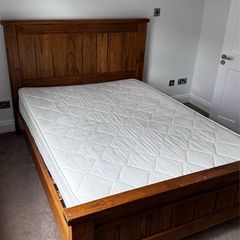 Free- double bed with mattress, French connection double sofa, ikea kitchen table and 2 arm chairs