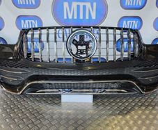 Front Bumper For A Mercedes Gle 2020-2024 Amg Line W167 With Gtr Grill C197 Black