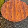 kitchen table, round, extendable foldable sides Image 4