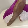Clarks Wedge Suede Shoes Size 38 Image 5