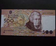 Portugal. UNC 500 Escudos (4.10.1989)