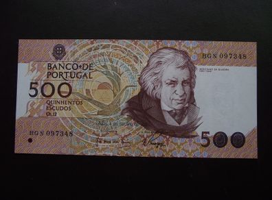 Portugal. UNC 500 Escudos (4.10.1989)
