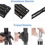 Photography Backdrop Stand Adjustable Background Support System Kit Backdrop Frame with Carry Bag for Photo Studio Video Birthday Wedding Party (2.8x3m/9.2x10ft+Clamps) Image 6