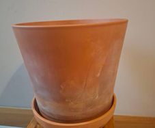 Large terracotta pot