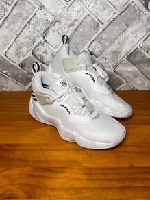 Adidas D.O.N. Issue 3 All White Basketball Trainers UK7 EU40.5