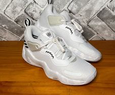 Adidas D.O.N. Issue 3 All White Basketball Trainers UK7 EU40.5
