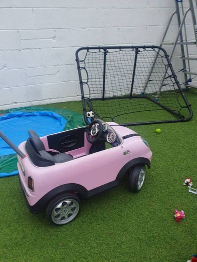 mini cooper push along car