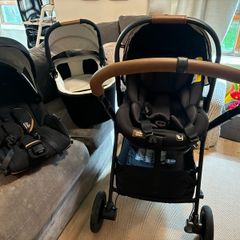 Joie finiti 4in1 Signature Pushchair Bundle with Joie Signature I-Level PRO Car Seat (4 pieces) - Eclipse