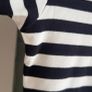 SONIA by Sonia Rykiel black and ivory striped top Sz M (Fit 8-10UK) - Rrp 285 Image 9
