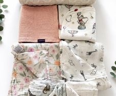 7-Piece Baby Blanket & Muslin Bundle