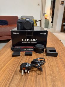 Canon RP with EF Mount Adapter and 2nd battery