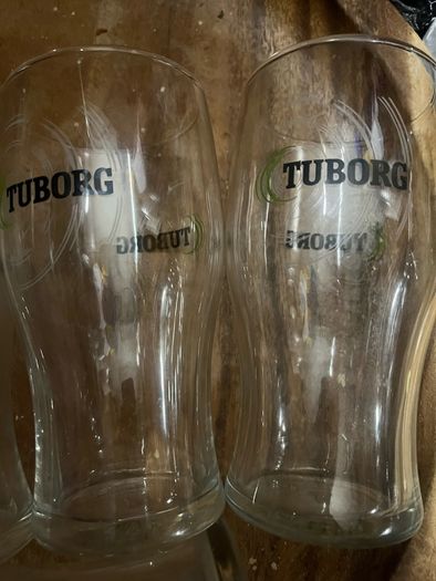 Tuborg beer Official Pint Glasses