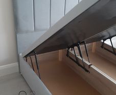 ottoman bed frame and headboard