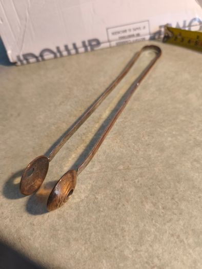 long copper ice tong