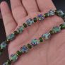Vintage Venetian Style Skunk Eyes GlassBeads Necklace Image 7