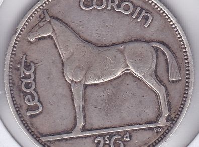 Ireland 1939  Silver Half Crown