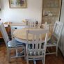 Solid Oak Extendable Dining Table and 4 Chairs Image 10