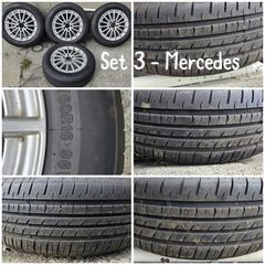 Mercedes 16" alloys with tires