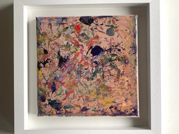 Original Abstract Painting Original Art Framed Original Abstract Painting Contemporary Irish Art Floral Art