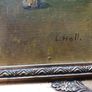 Vintage Framed Oil Painting - Traditional Irish Thatched Cottage Scene Image 9