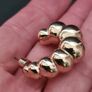Monsoon, Accessorize, gold chunky earrings Image 3