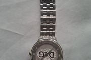 D&amp;G Dolce &amp; Gabbana Women's DW0144 STRASS PRIME TIME Stainless Steel Watch