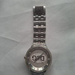 D&G Dolce & Gabbana Women's DW0144 STRASS PRIME TIME Stainless Steel Watch